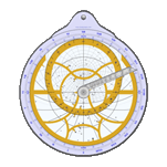 Icône d'astrolabe