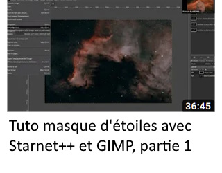 Masques d'étoiles Starnet et Gimp, partie 1