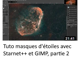 Masques d'étoiles Starnet et Gimp, partie 2