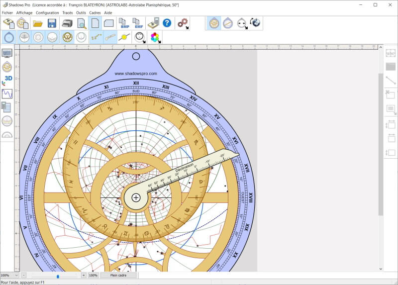 Planispheric astrolabe 