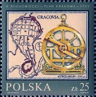 astrolabe timbre polonais