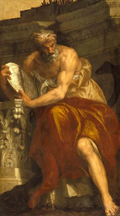 Allegory of navigation with astrolabe by Paolo Veronese