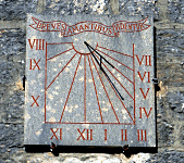 Vertical sundial
