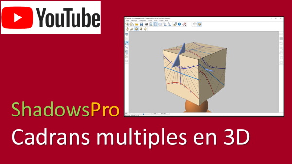 Tutoriel : cadrans solaires multiples en 3D