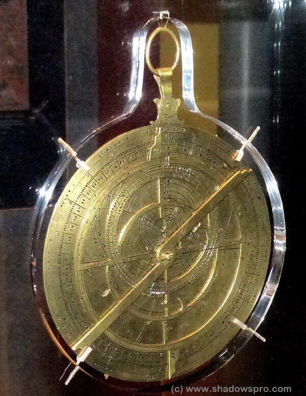 Planispheric astrolabe at the Air and Space Museum of Washington