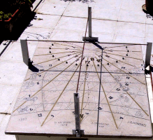 Horizontal bifilar sundial made by J Pakhomoff