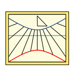 Icône de cadran solaire