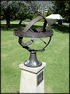 Armillary sphere in the park of the South Australia Governor's palace
